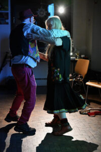 Phil and Sue performing in Cologne