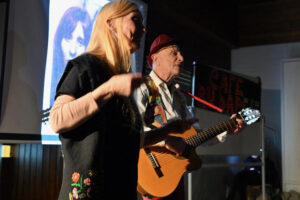 Phil and Sue performing in Cologne